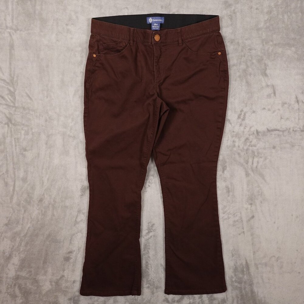 Democracy Women's Boot Cut Jeans in Deep Brown